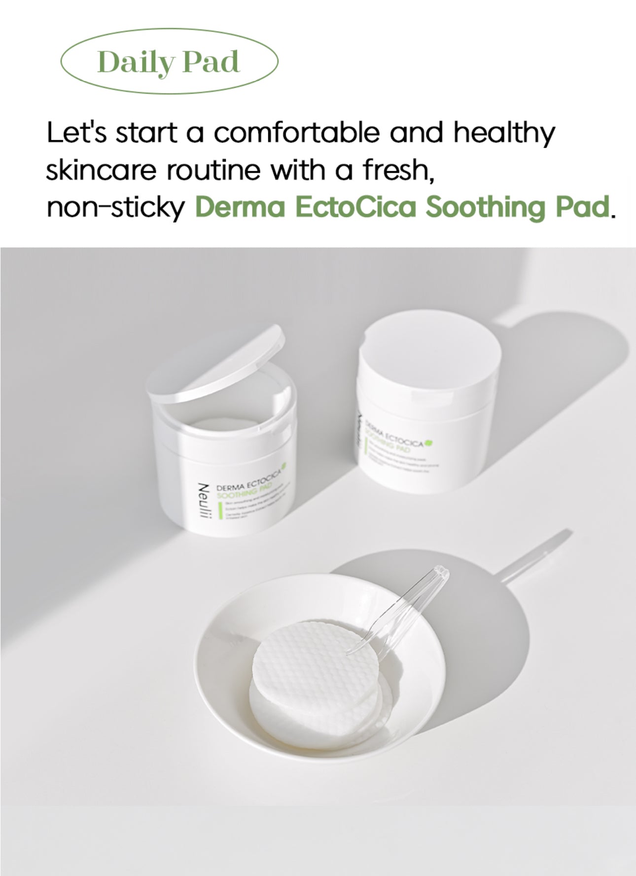 Neulii - Derma Ectocica Soothing Pad 60 pcs