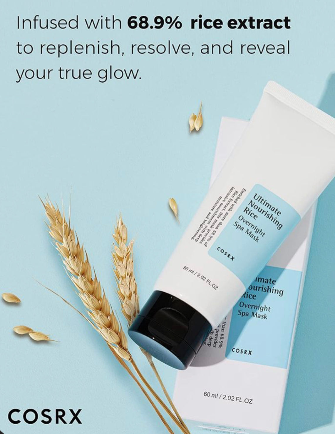 Cosrx Ultimate Nourishing Rice Overnight Spa Mask