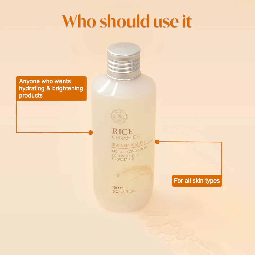 The Face Shop Rice Ceramide Moisturising Toner 150mL