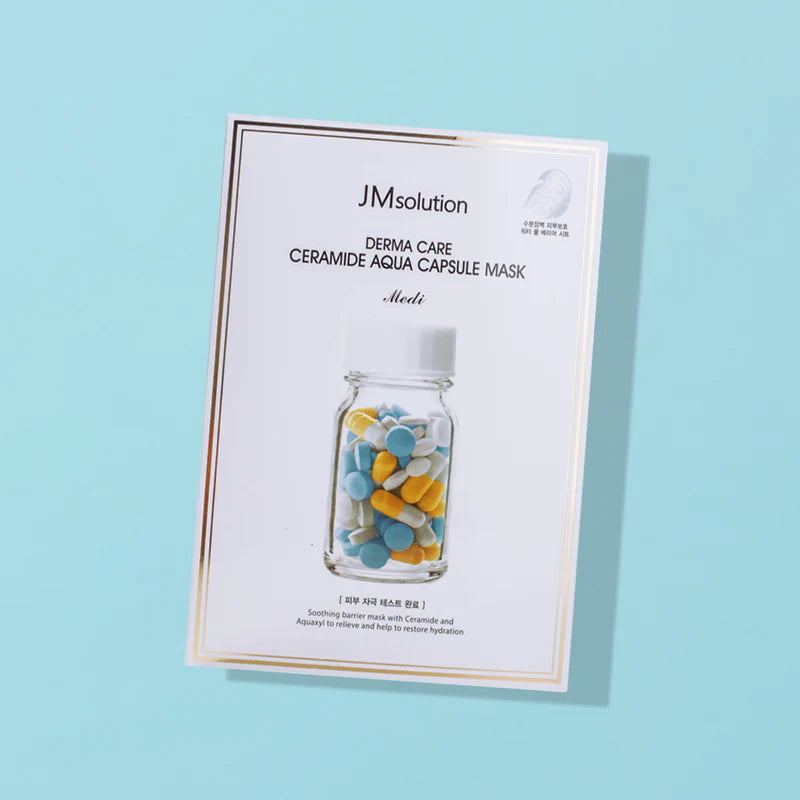 JM Solution Derma Care Ceramide Aqua Capsule Mask 5pcs