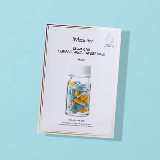 JM Solution Derma Care Ceramide Aqua Capsule Mask 5pcs
