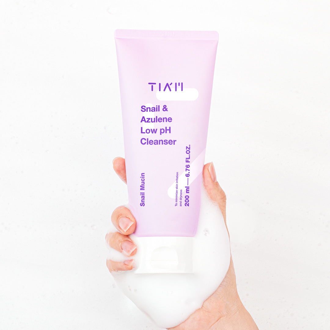 TIAM Snail & Azulene Low pH Cleanser - 200ml