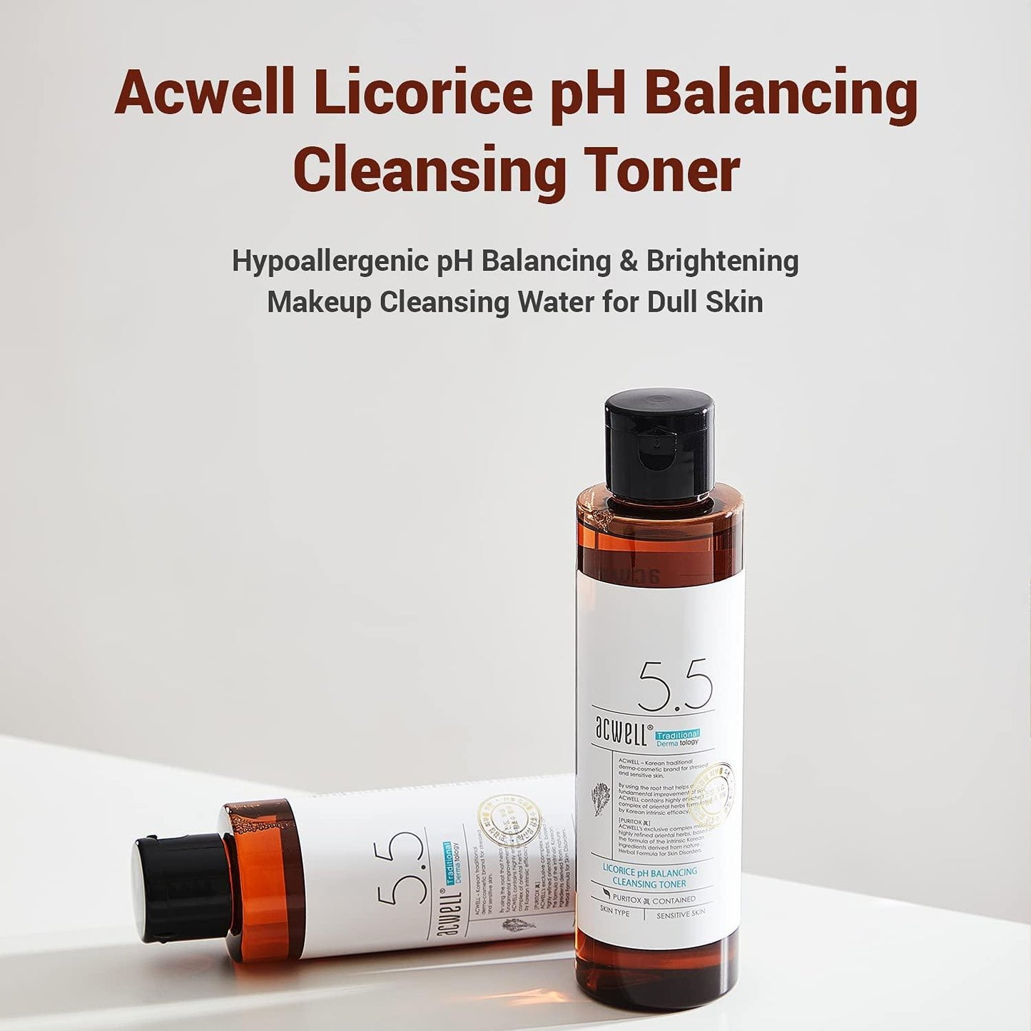 ACWELL Licorice pH Balancing Korean Toner - Cleansing