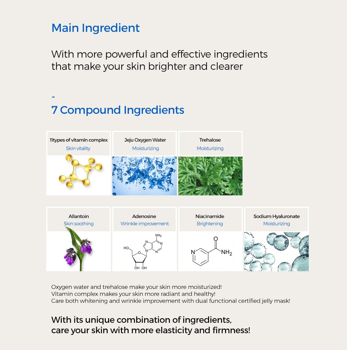 Vita Genic Hydrating Jelly Mask - Set of 5 pieces