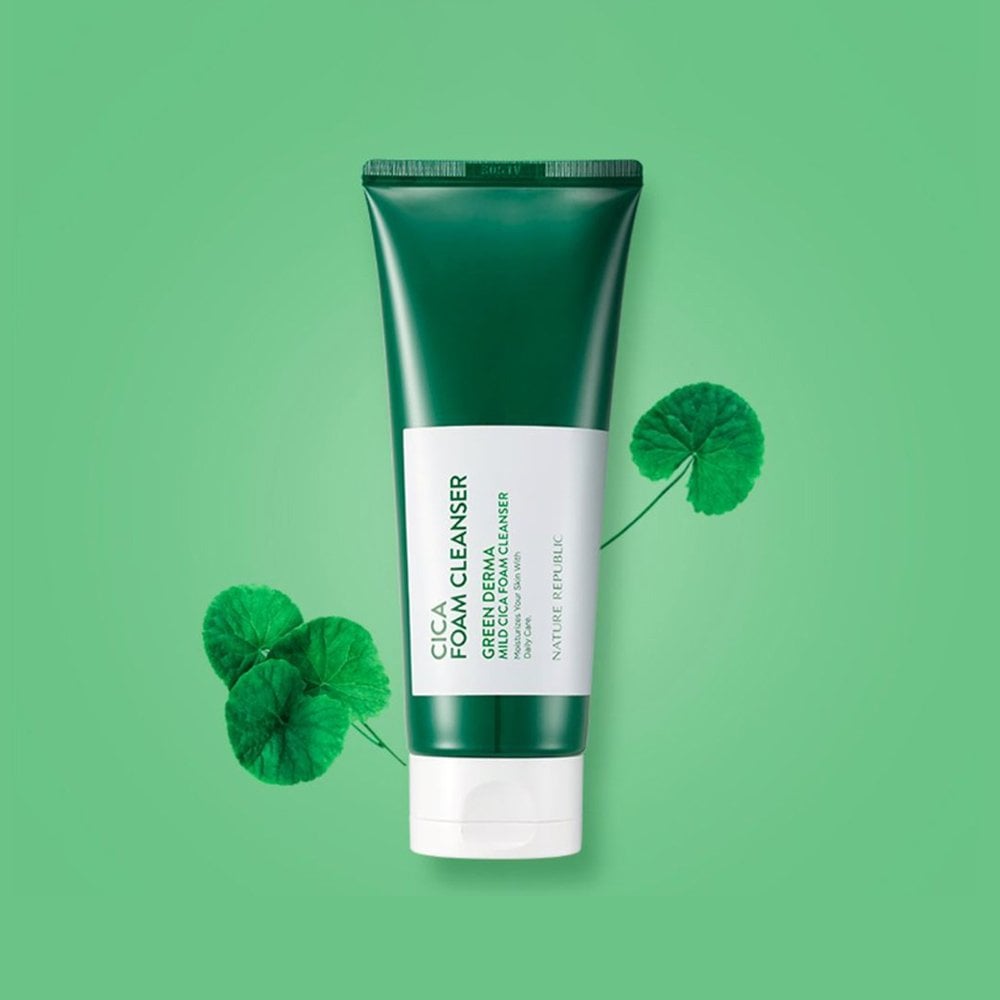 Nature Republic Green Derma Mild Cica Foam Cleanser - 150ml