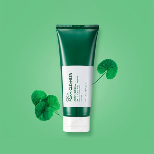 Nature Republic Green Derma Mild Cica Foam Cleanser - 150ml