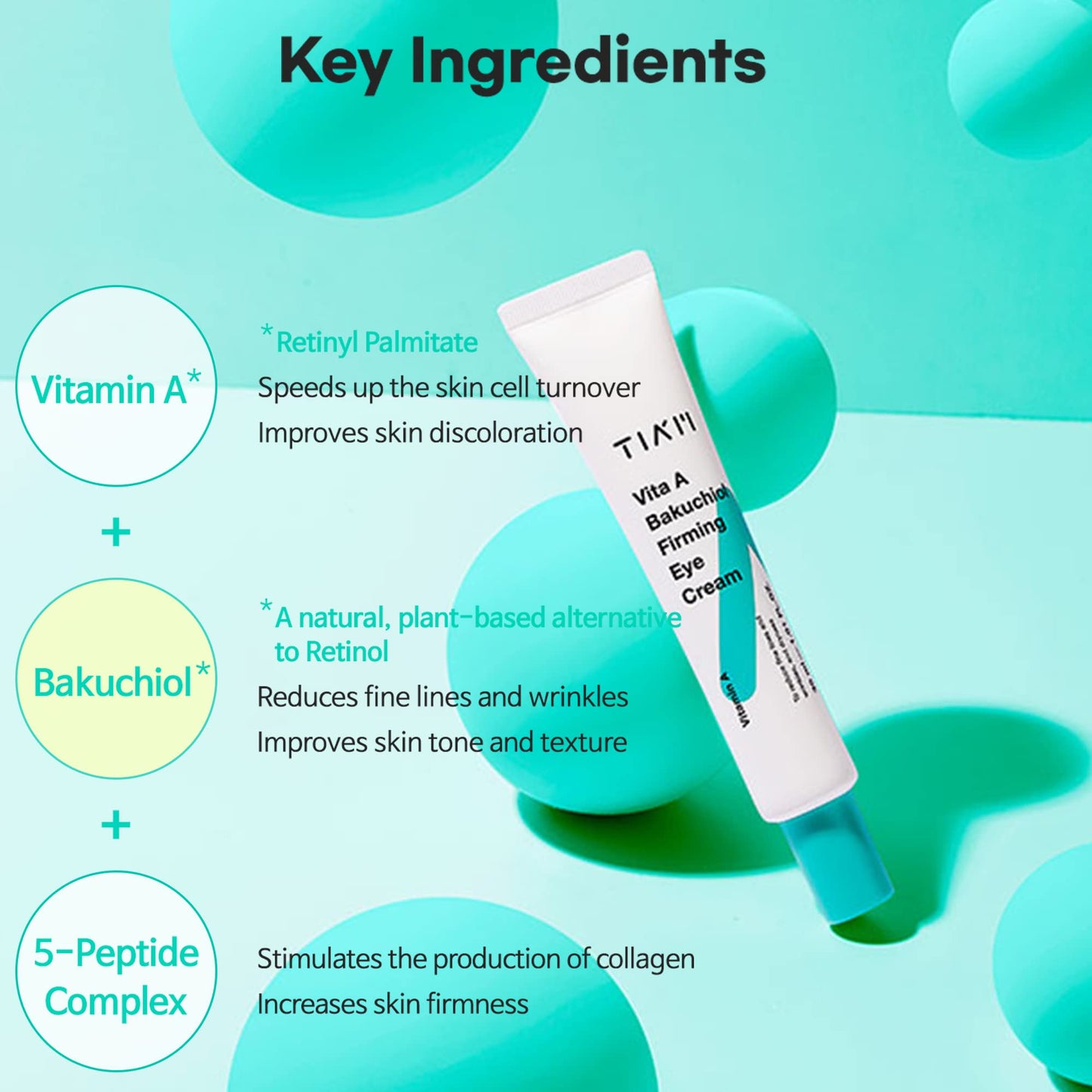 TIAM Vita A Bakuchiol Firming Eye Cream