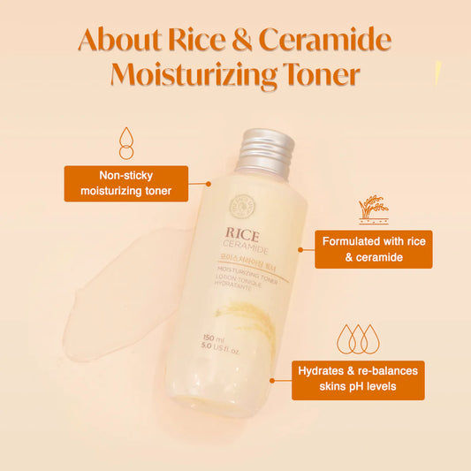 The Face Shop Rice Ceramide Moisturising Toner 150mL