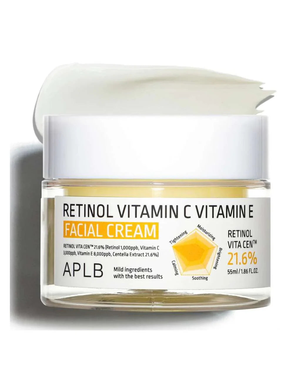 APLB Retinol Vitamin C Vitamin E Facial Cream 55ml